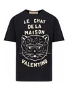 Valentino Garavani T-shirt With Le Chat De La Maison Print