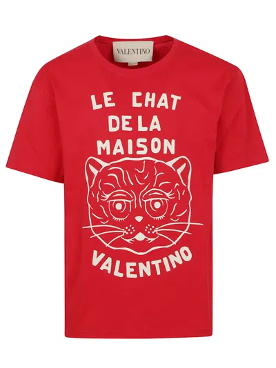 VALENTINO T-SHIRT LE CHAT DE LA MAISON