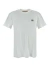Valentino T-shirt Logo In Ivory