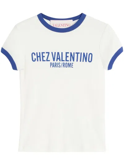 VALENTINO T-SHIRT MIT CHEZ-PRINT
