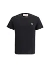Valentino T-shirt With Signature Vlogo In Nero