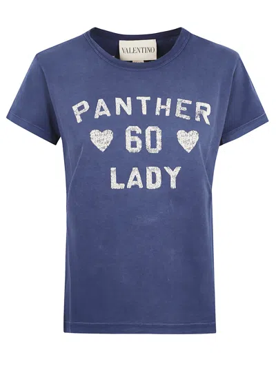 Valentino T-shirt Pattern Cotton Jersey In Multi