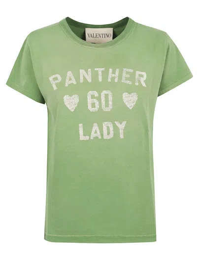 Valentino T-shirt Pattern Cotton Jersey In Multi