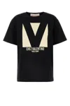 Valentino Cotton Crew Neck T-shirt Drop Shoulder