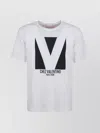 Valentino Mens Avorio Logo-print Crew-neck Cotton-jersey T-shirt