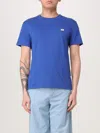 Valentino Vlogo Patch Crewneck T-shirt In Blue