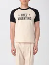 Valentino Sleeve Contrast Graphic Print Crew Neck