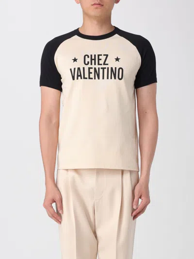 VALENTINO T-SHIRT VALENTINO MEN COLOR BUTTER,H11318152