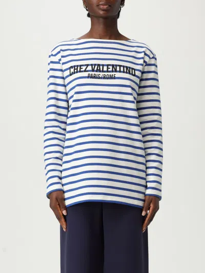 VALENTINO T-SHIRT VALENTINO WOMAN COLOR IVORY,g63687044