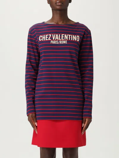 Valentino T-shirt  Woman Color Multicolor In Red