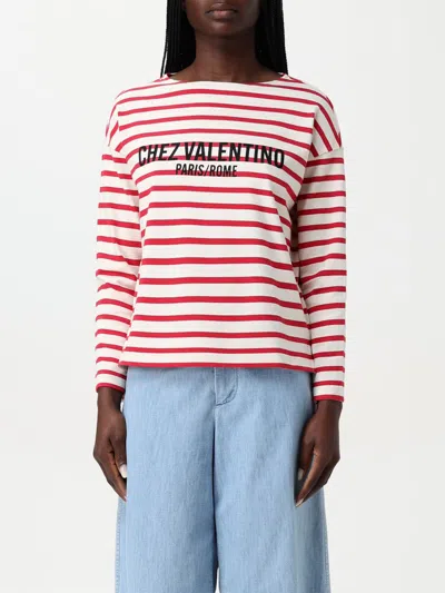 VALENTINO T-SHIRT VALENTINO WOMAN COLOR RED,G57614014