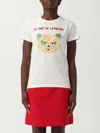 Valentino Silk T-shirt With Short Sleeves And Graphic Print