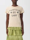 Valentino T-shirt  Woman Color Yellow Cream In Nude
