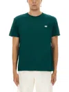 Valentino Garavani T-shirt With Signature Vlogo In Gray