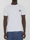 Valentino T-shirt With Vlogo Signature Patch In Multi