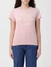 Valentino Garavani Printed Cotton T-shirt Clothing In Pink