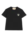 Valentino Garavani Men `vltn` Print Regular T-shirt In Black
