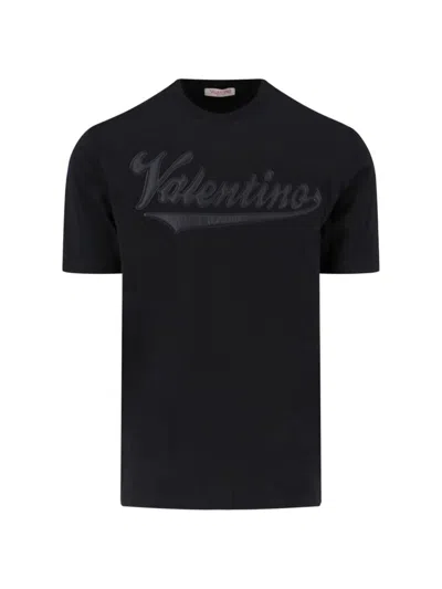 Valentino T-shirts And Polos In Black