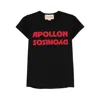 Valentino Apollon Dionysos Graphic Print Crew Neck T-shirt In Black