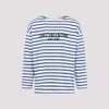Valentino Garavani Man T-shirt Navy Size L Cotton