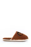 Valentino Ta Chambre Wool Slides In Brown