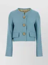 Valentino Tailored Blazer Featuring Button Detailing In Blue