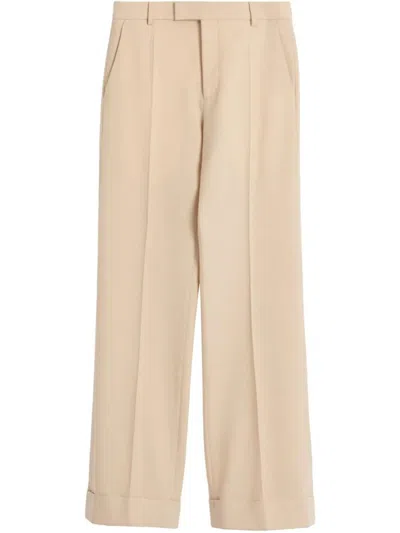 VALENTINO VALENTINO TAILORED HIGH-WAIST WOOL PANTS WITH WIDE LEGS