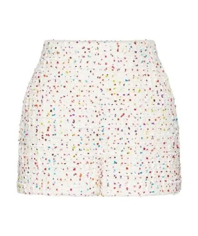 Valentino Tailored High-waisted Shorts In White