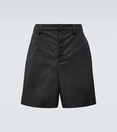 Valentino Men's Nylon Bermuda Shorts In Black