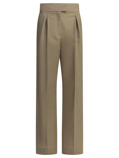 Valentino Tailored Mohair Pants In Neutral