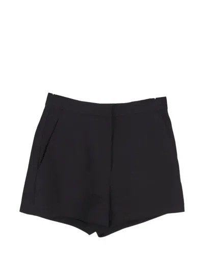 Pre-owned Valentino Tailored Pleated Shorts In Black