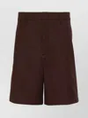Valentino Tailored Stretch Cotton Blend Shorts