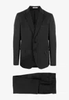 Valentino Tailored Suit In Wool In Gray