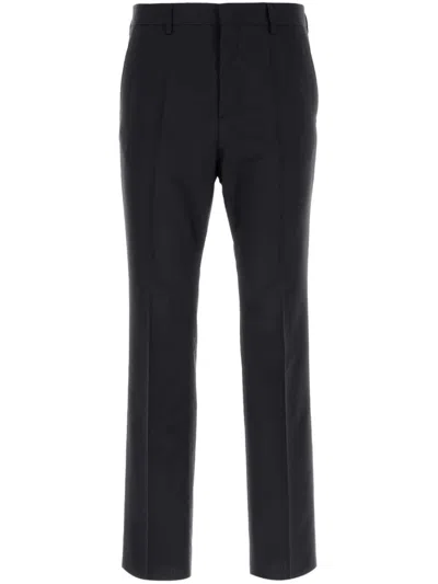 Valentino Garavani Dark Blue Wool Blend Pant