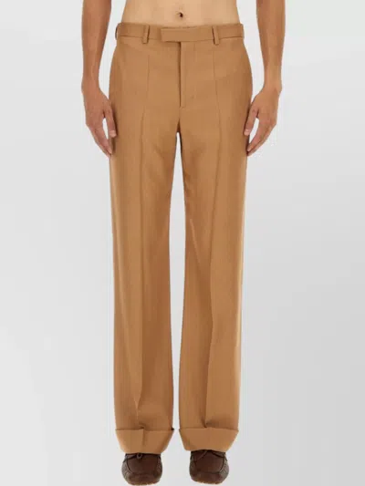 VALENTINO TAILORED TROUSERS CUFFED HEM