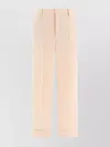 Valentino Tailored Trousers With Belt Loops And Cuffed Hem