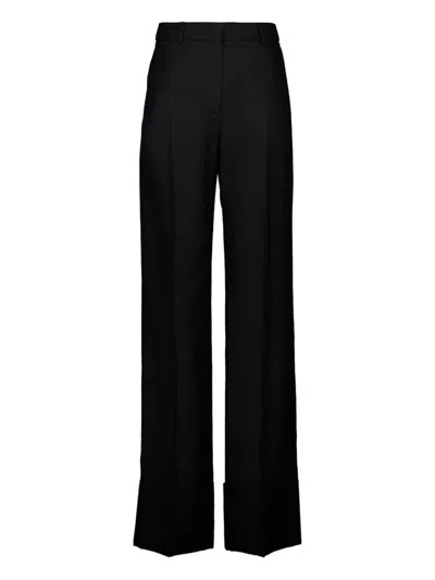 Valentino Trousers Featuring Back Pockets And Belt Loops In Black