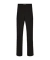 Valentino Drawstring-waist Cotton Track Pants In Black