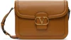 Valentino Garavani 9to5 Smooth Calfskin Shoulder Bag In Wu4 Golden Cuir