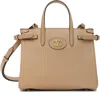 Valentino Tan Antibes Small Shopping Tote