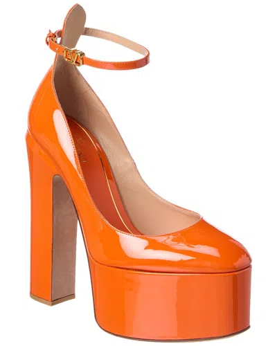 VALENTINO GARAVANI VALENTINO TAN-GO 155 PATENT PLATFORM PUMP