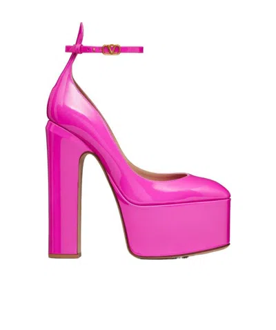 VALENTINO GARAVANI VALENTINO GARAVANI TAN-GO PLATFORM PUMP IN PATENT LEATHER 155MM