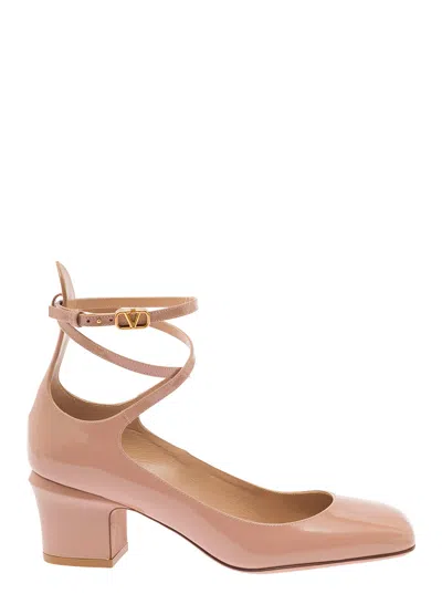 Valentino Garavani Tan-go 60 Patent Leather Pumps In Pink
