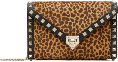 Valentino Garavani Tan Rockstud Mini Bag