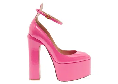 Pre-owned Valentino Garavani Tango 155mm Platform Pumps (women's) Sneakers In Fuchsia