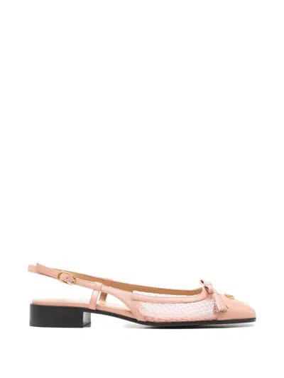 Valentino Garavani Tassel Ballet Flats In Pink