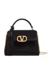 Valentino Tassel-embellished Suede Shoulder Bag In Black