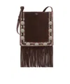 Valentino Tassel Shoulder Bag In Black
