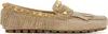 Valentino `vg Plaster Caster` Loafers In Fu0 Desert Sand