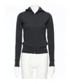Valentino Technical Jersey Hooded Sweatshirt In Black
